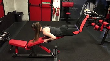 Reverse Hyperextensions with Resistance Band
