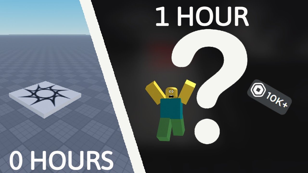 Making a Roblox game in ONE HOUR - YouTube