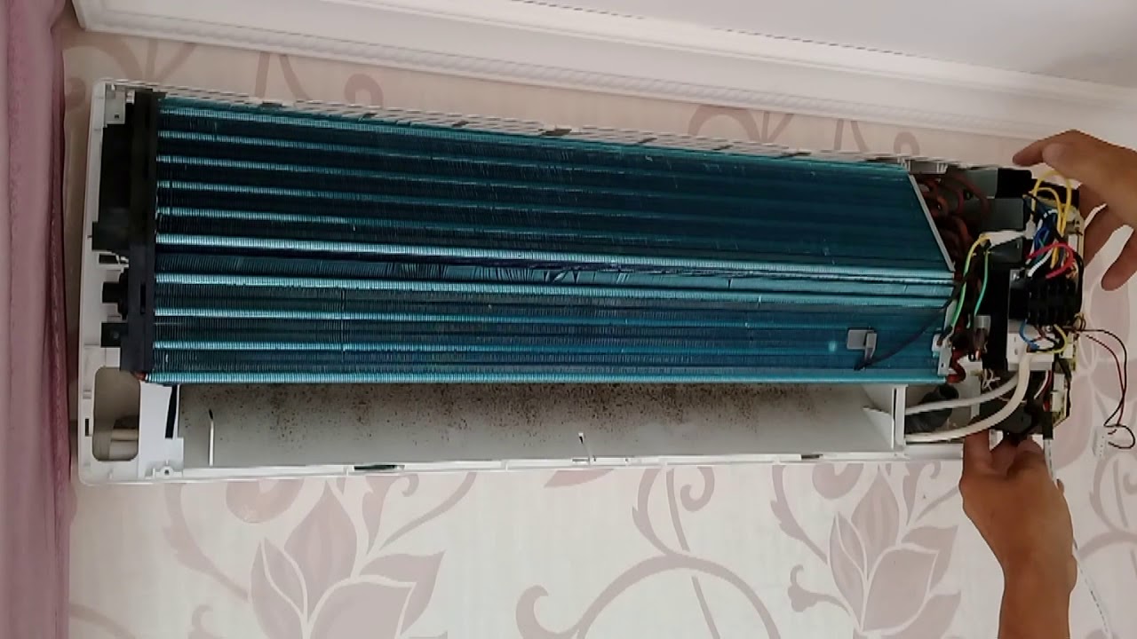Чистка кондиционера - YouTube
