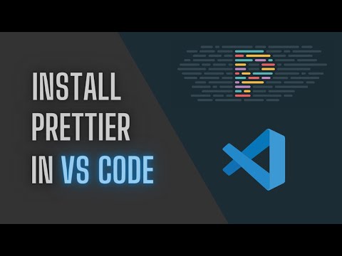 Install Prettier in VS Code