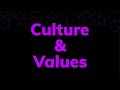 Culture  values