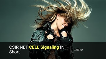 CSIR NET  Cell Signaling IN SHORT