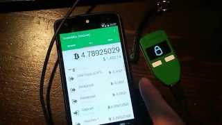 GreenBits early preview - Android Bitcoin Wallet login via Trezor