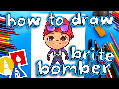 How To Draw Brite Bomber From Fortnite Safe Videos For Kids - fortnite rainbow obby roblox
