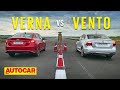 Drag Race: Hyundai Verna vs Volkswagen Vento - Battle of the mid-size turbo petrols | Autocar India