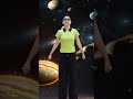 Stretching higher and accidentally met an alien 👽#funny #vfx #shorts