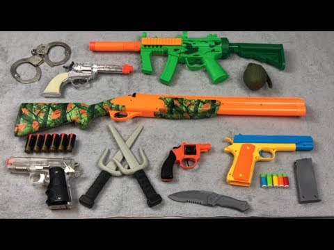 Toy Weapons ! Box of Toys Army Military Toy Guns Realistic