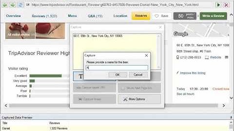 Scraping email addresses from tripadvisor using WebHarvy