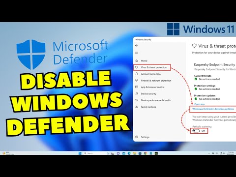 How to Turn Off or Disable Windows Defender in Windows 11 (2024)