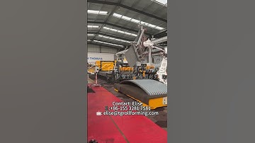 Efficient Grain Silo Structure Roll Forming / Modular Roll Forming Line for Agricultural Silos