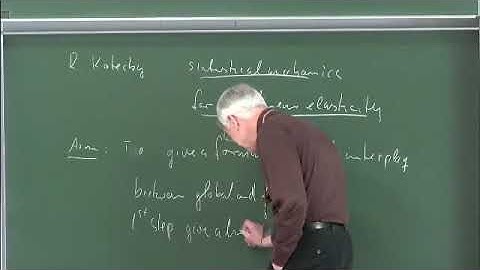 Prof. Stephan Luckhaus | Tightness in the space of Young measures