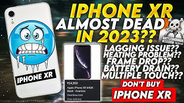 IPHONE XR ALMOST DEAD☠️ IN 2023😔| DON’T BUY IPHONE XR 2023 | IPHONE XR BGMI/PUBG REVIEW IN 2023🔥