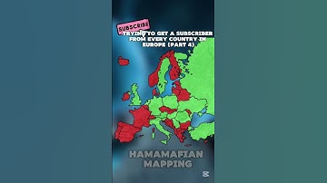 trying to get a subscriber from every country in europe (part 4) #mapping #capcut #europe