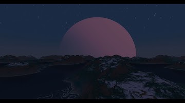 Raymarching shader : alien planet