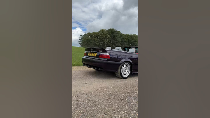 BMW E36 M3 Convertible 💥