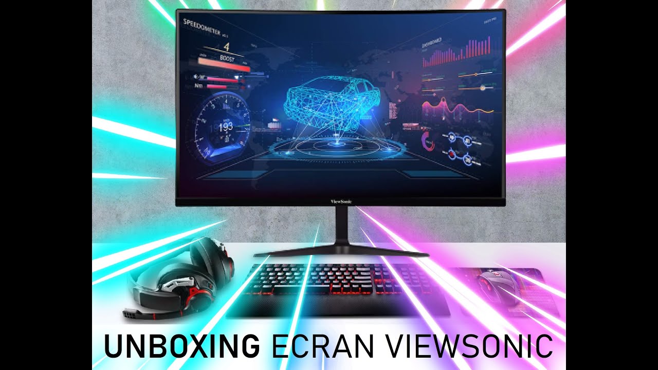 Ecran PC Gamer Incurvé - VIEWSONIC VX3218 - PC - MHD - 32 FHD