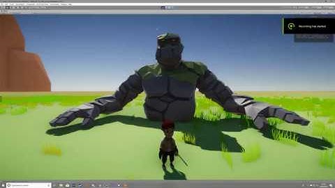 Unity: Game Project Low Poly - Boss Animation