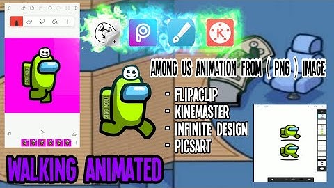 Make Among Us Walking Animation in Kinemaster Android