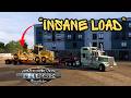 ATS Heavy Haul! Kenworth W900 Pulling a Massive Grader | American Truck Simulator