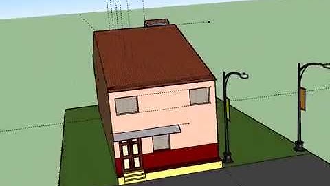 HOME SWEET HOME in Sketchup pro 2018 Animation !! latest update 2018