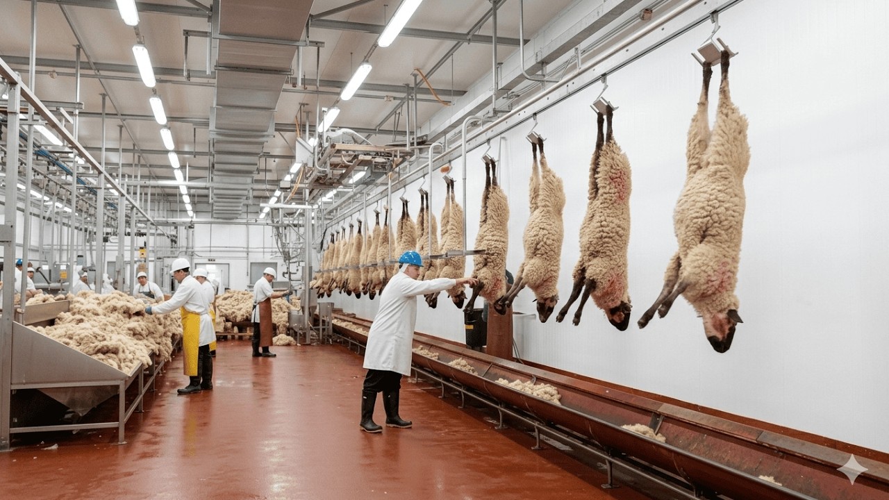 How to Harvest Wool - Amazing Sheep Factory - Wool Processing Mill - Modern Sheep Shearing