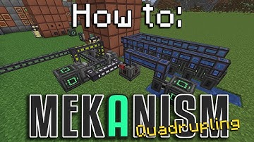 How to: Mekanism | Ore Quadrupling (Minecraft 1.16.5)