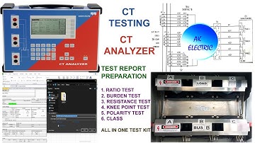 CT TESTING, CURRENT TRANSFORMER TESTING WITH CT ANALYZER, PRACTICLE TESTING, TEST REPORT MAKING EASY
