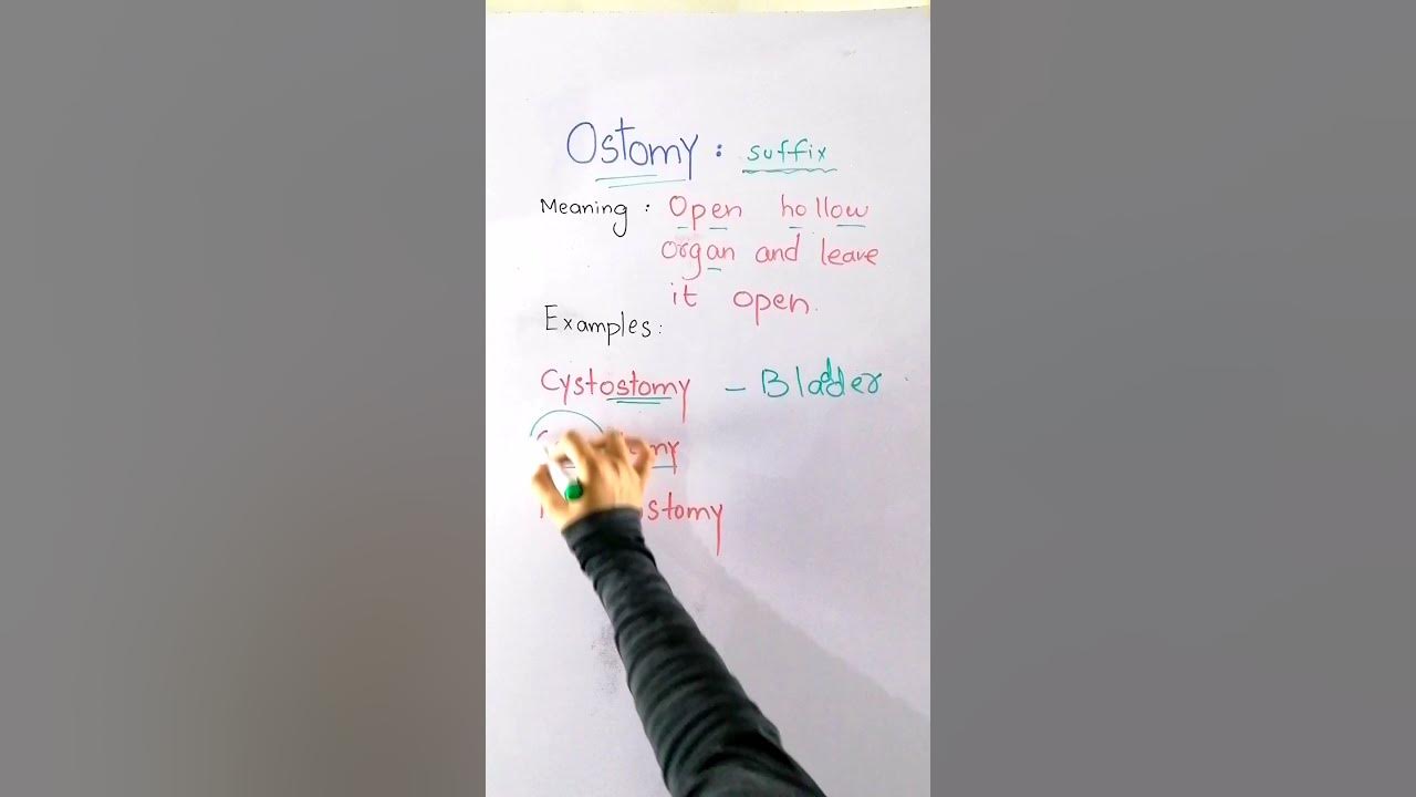OSTOMY MEANING SUFFIX OSTOMY MEANING IN ENGLISH AND URDU GENERAL