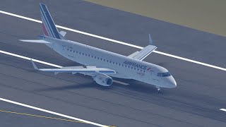 Air France Hop Embraer E190 Landing Cdglfpg Rwy 26R Infinite Flight
