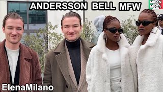 Andersson bell street style and outfits Milan Fashion Week 🇮🇹 #italy #milan #mfw