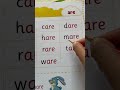 ‘are’ words #englishlearningclass #englishlanguage #kids #readingeanglish #englishvocabulary