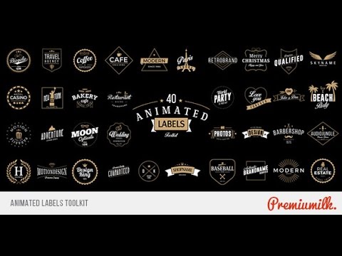 Animated Labels Toolkit (AfteR Effects template) - YouTube