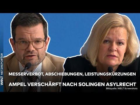 MIGRATIONSKRISE: Messerverbote, Abschiebungen