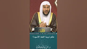حكم تربية القط الأسود عزيز فرحان العنزي 