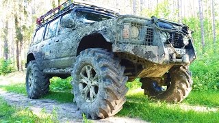 EXTREME OFFROAD. UAZ VS PATROL Y60 VS PINZGAUER.