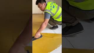 Polyurethane Mortar Self-Leveling Floor | Ideal for Factory Construction #process #epoxyflooring