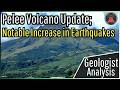 Pelee Volcano Update; Recent Notable Rise in Earthquakes