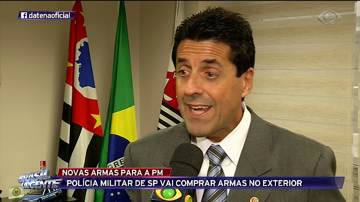 PM de São Paulo vai comprar armas no exterior