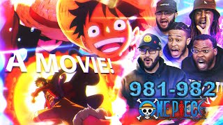 STRAW HATS SETS OFF THE RAID! One Piece Eps 981/982 Reaction