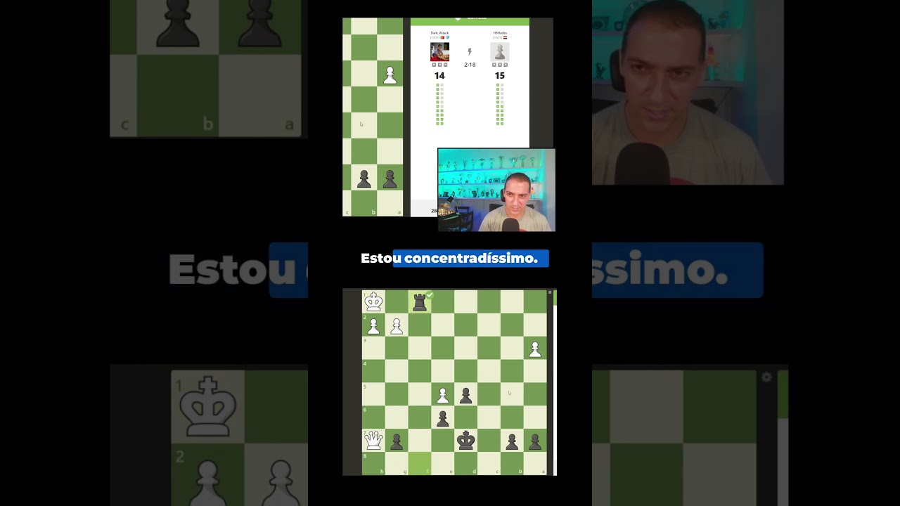 Como ganhar no xadrez com foco total!