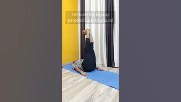 How to do Ardha Halasana, अर्ध हलासन | Half Plough Pose benefits | Ardha Halasana (Hindi) #shorts