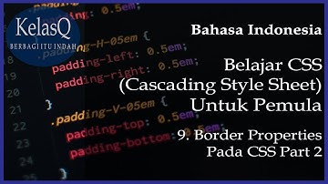 Tutorial CSS Bahasa Indonesia - 9. Border Properties Pada CSS Part 2
