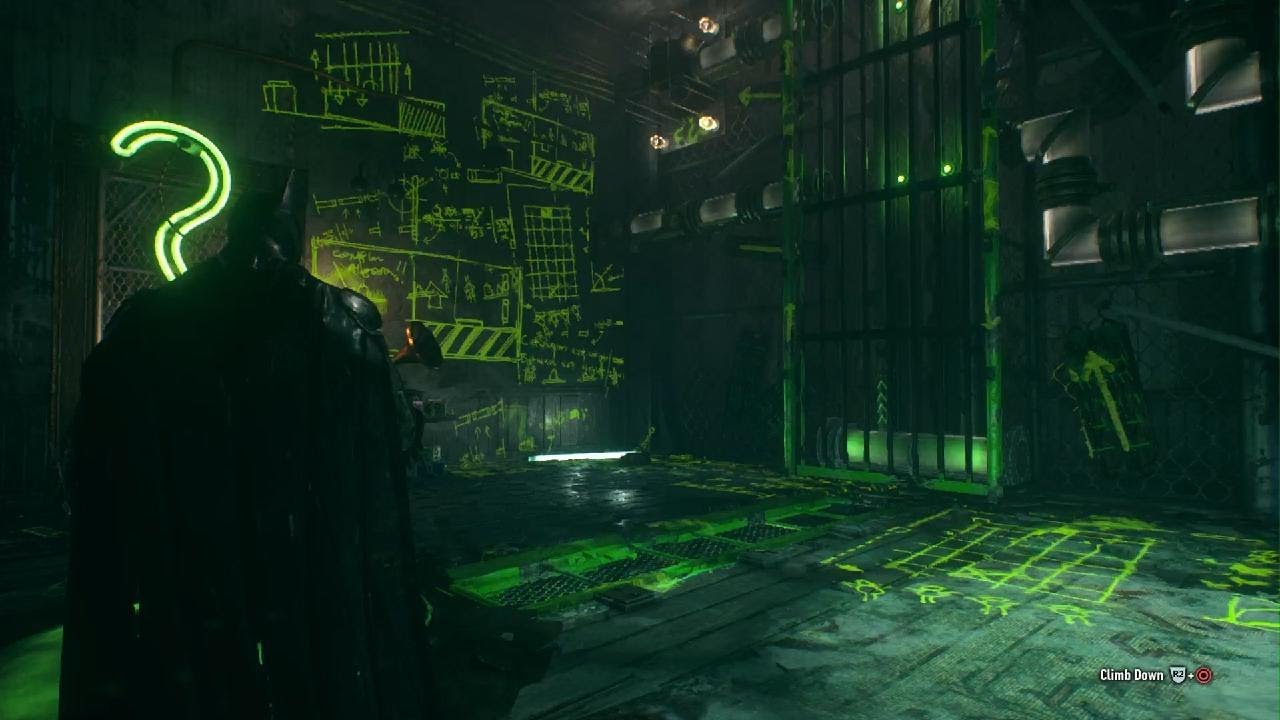 The Riddler Mission BATMAN: ARKHAM KNIGHT 6th Riddler mission - YouTube