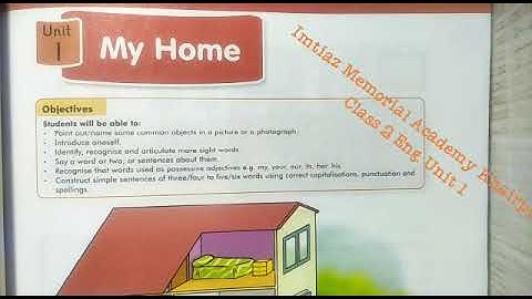 AFAQ sun series  class 2 Eng. Unit 1 Imtiaz Memorial Academy Khairpur