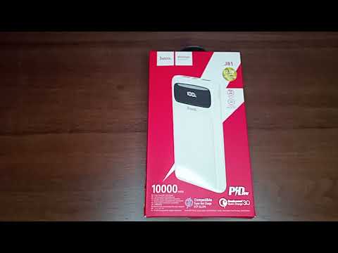 Зовнішній акумулятор Павербанк HOCO J81 10000mAh 22.5W Fast Way Fully Compatible Power Bank Швидка зарядка White