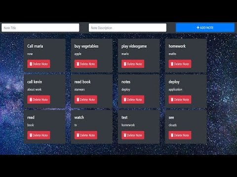 Notes App | Firebase | Realtime Database | Bootstrap | Font Awesome ...