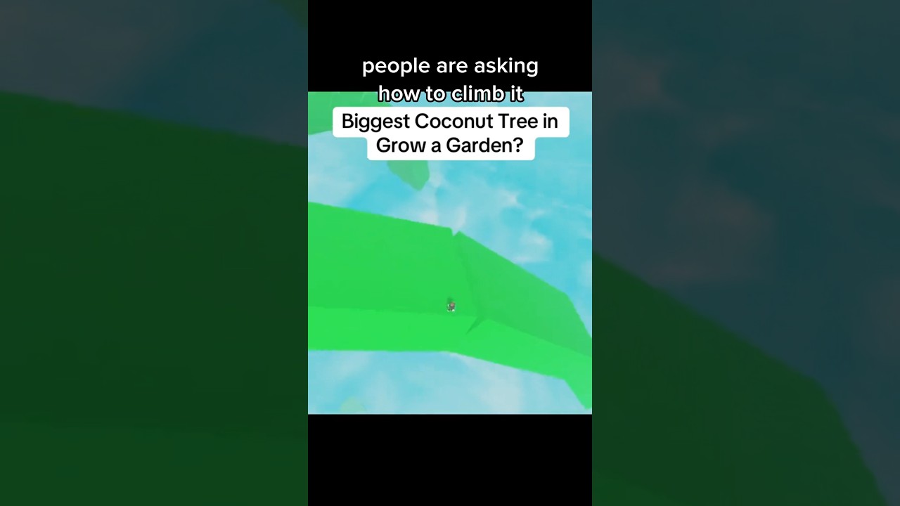 Biggest Tree in Grow a Garden? 🌴 