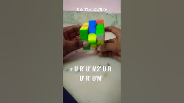 Fast OLL Algorithm 20 #rubikscube #shorts