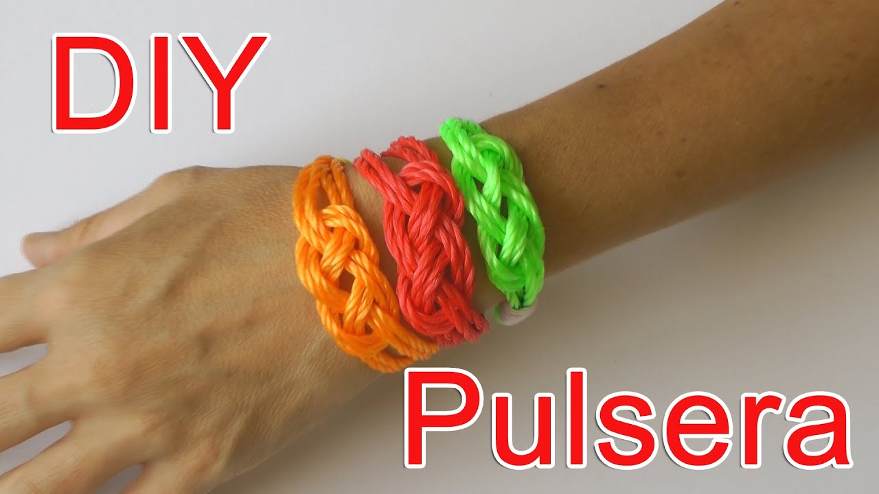 Manualidades: Pulseras de trapillo o soga - Manualidades