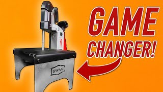 Portable band saw into a bench top saw with a table | Swag OffRoad
